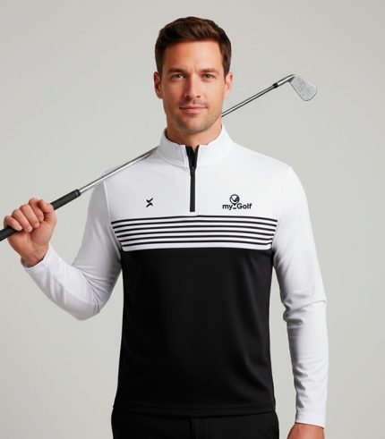 Sudadera Golf Black Stripe Pro