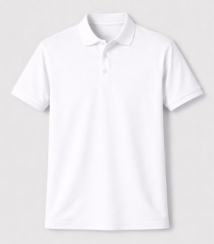 polo de golf blanco para personalizar